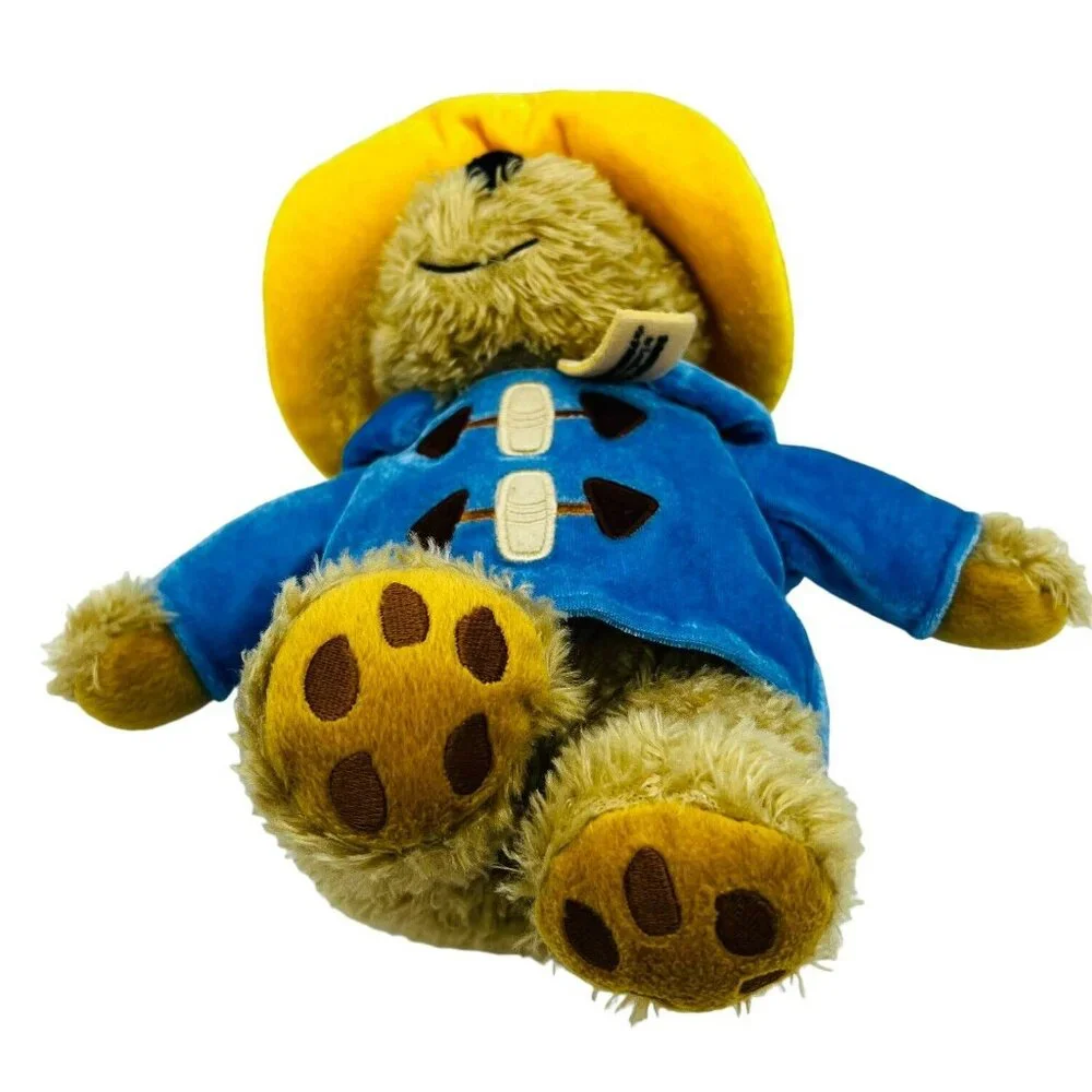 Yottoy My First Paddington Bear Plush Yellow‎ Hat Blue Jacket 8 inch Stuffed